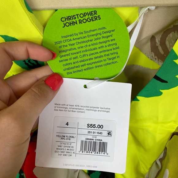Christopher John Rogers x Target Floral Mini Dress - Picture 6 of 11